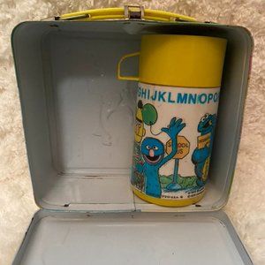 Aladdin Sesame Street Lunchbox with Thermos